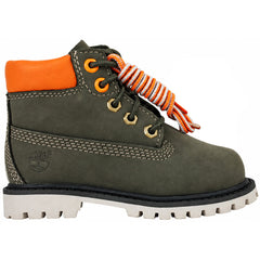 Timberland 6inch Premium Waterproof Kids Dark Green Boots