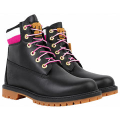 Timberland 6inch Heritage Waterproof Womens Black Boots