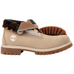 Timberland Roll Top Mens Beige Boots