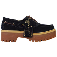 Timberland Stone Street Womens Dark Blue Boat Shoes
