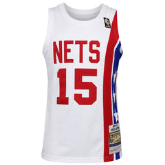 Mitchell & Ness NBA Brooklyn Nets #15 Carter Alternate 2005 Mens White Vest