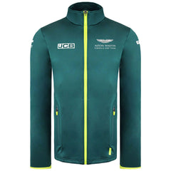 Aston Martin F1 Official Team Mens Green Softshell Jacket