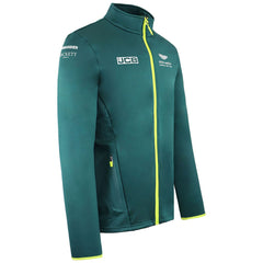 Aston Martin F1 Official Team Mens Green Softshell Jacket