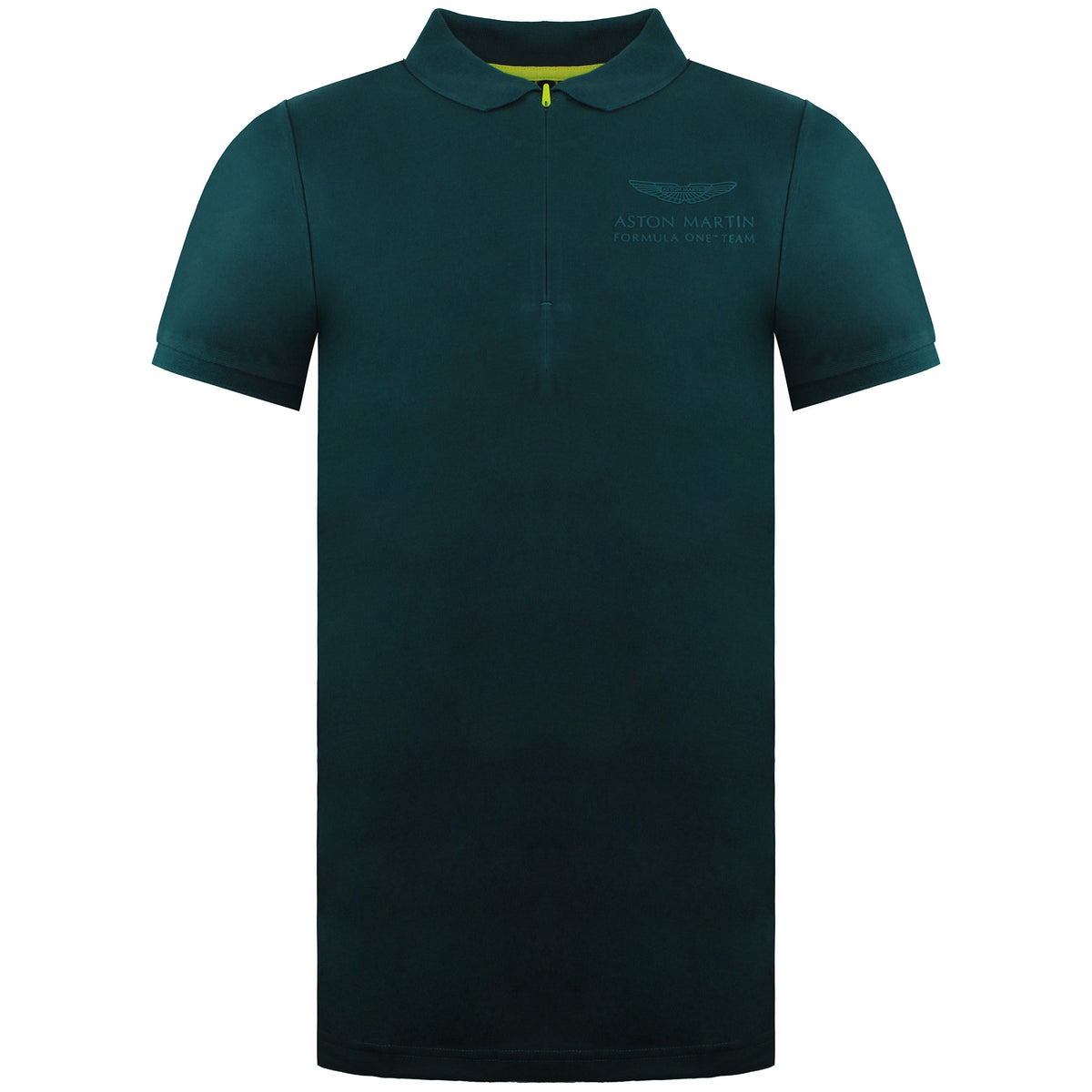 Aston Martin F1 Official Lifestyle Mens Green Polo Shirt