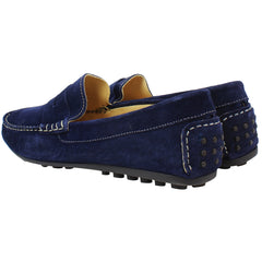 John White Amalfi Mens Navy Shoes