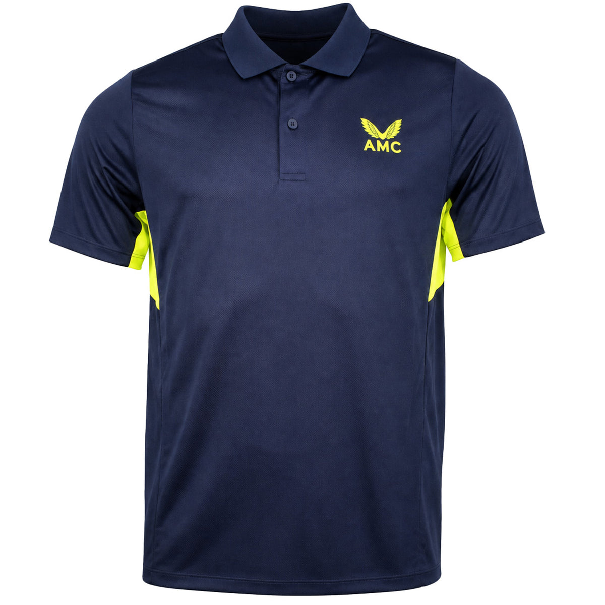 Castore AMC Technical Mens Navy Tennis Polo Shirt
