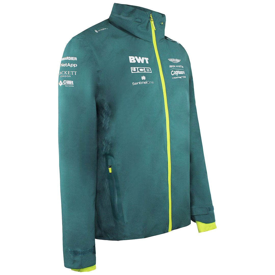 Aston Martin Cognizant F1 Official Team Mens Green Jacket