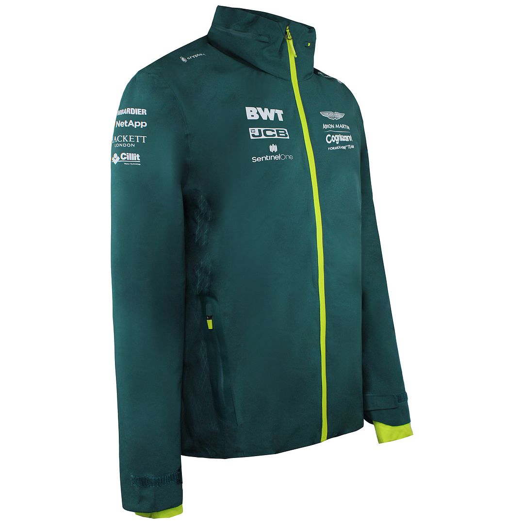 Aston Martin Cognizant F1 Official Team Mens Green Jacket