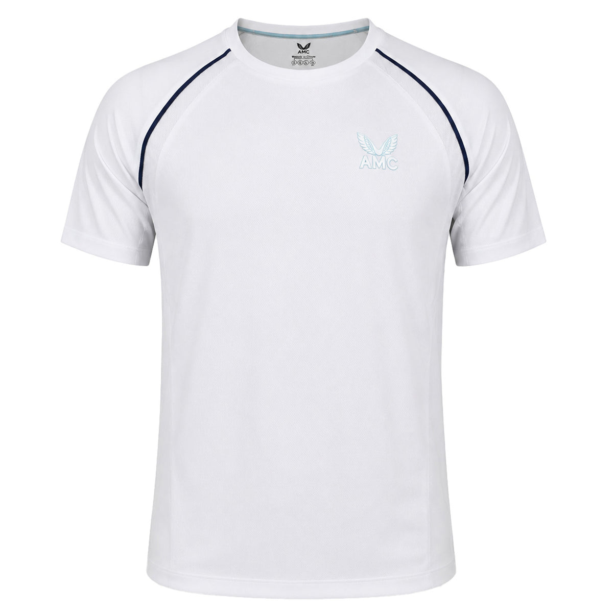 Castore AMC Airex Mens White Tennis Top