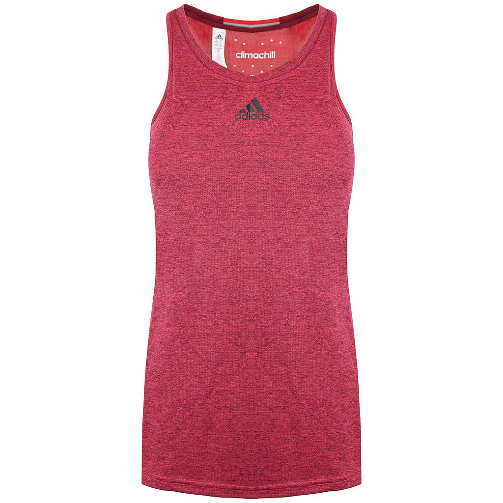 Adidas Uncontrol ClimaChill Womens Red Tennis Vest