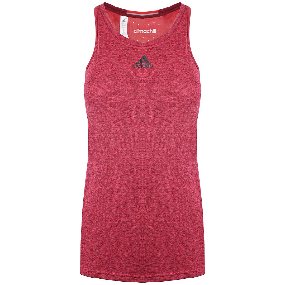 Adidas Uncontrol ClimaChill Womens Red Tennis Vest