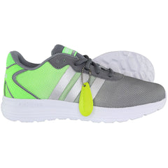 Adidas Neo CloudFoam Mens Grey/Green Trainers