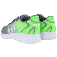 Adidas Neo CloudFoam Mens Grey/Green Trainers