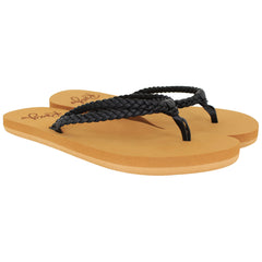 Roxy Costas II Kids Black Flip-Flops