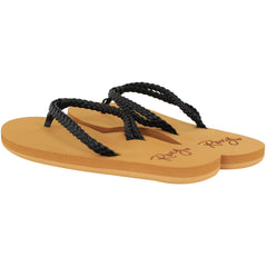 Roxy Costas II Kids Black Flip-Flops