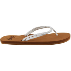 Roxy Costas II Kids White Flip-Flops