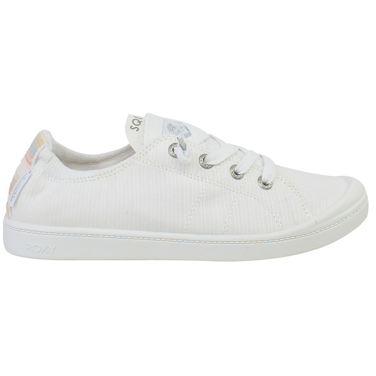 Roxy Bayshore Plus Womens White Plimsolls