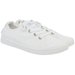 Roxy Bayshore Plus Womens White Plimsolls
