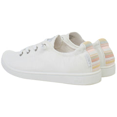 Roxy Bayshore Plus Womens White Plimsolls
