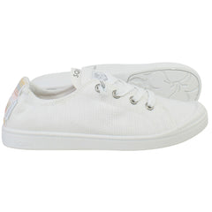 Roxy Bayshore Plus Womens White Plimsolls