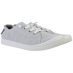 Roxy Bayshore Plus Womens Grey Plimsolls