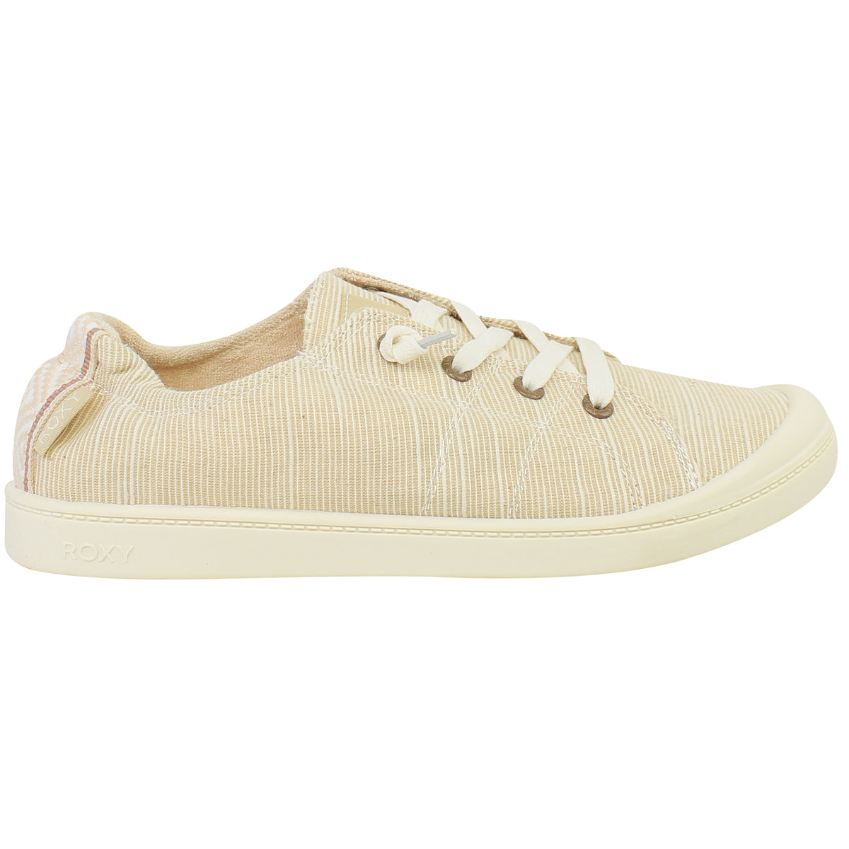 Roxy Bayshore Plus Womens Beige Plimsolls