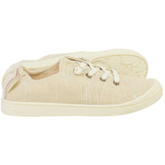 Roxy Bayshore Plus Womens Beige Plimsolls