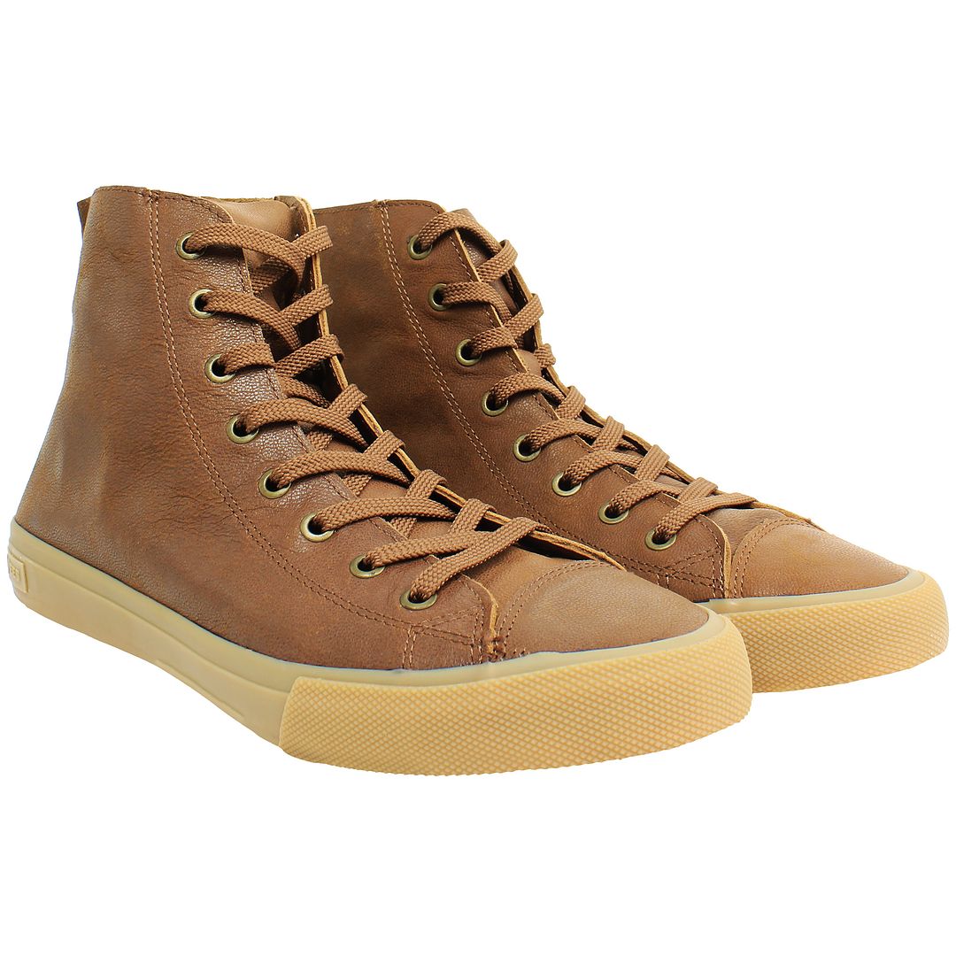 Seavees Army Issue High Mens Brown Shoes