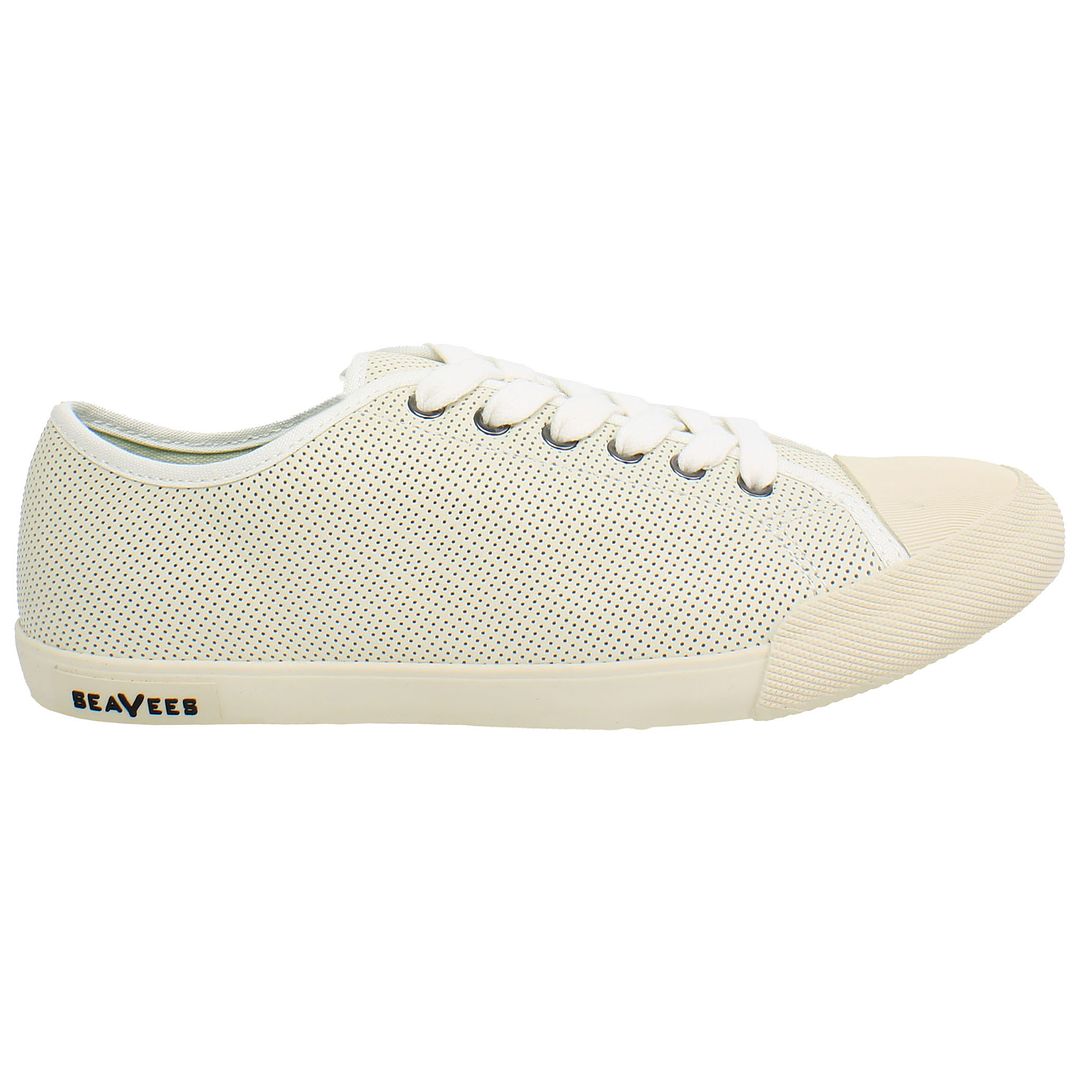 Seavees Army Issue Low Womens White Plimsolls