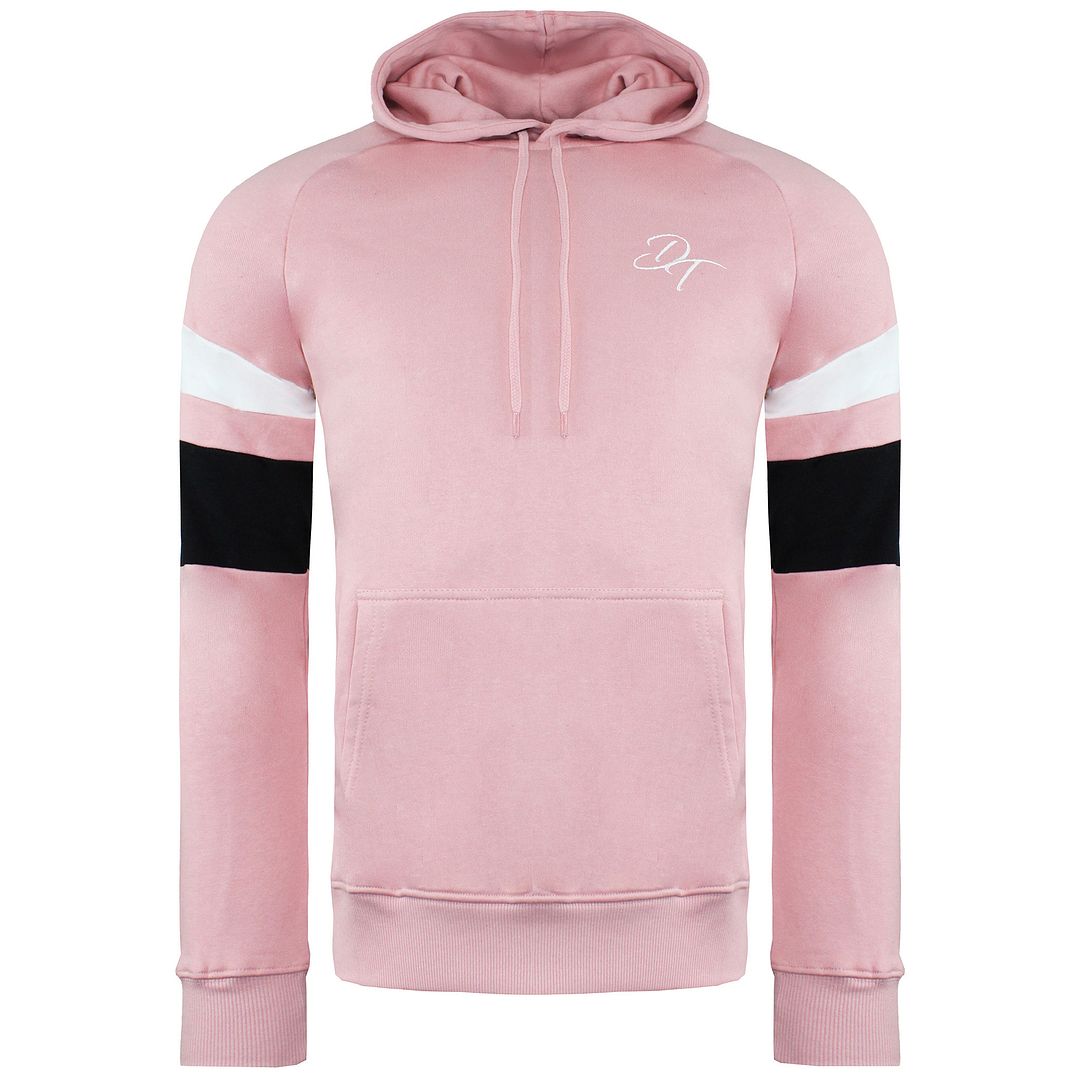 Devote London Bateman Mens Pink Hoodie