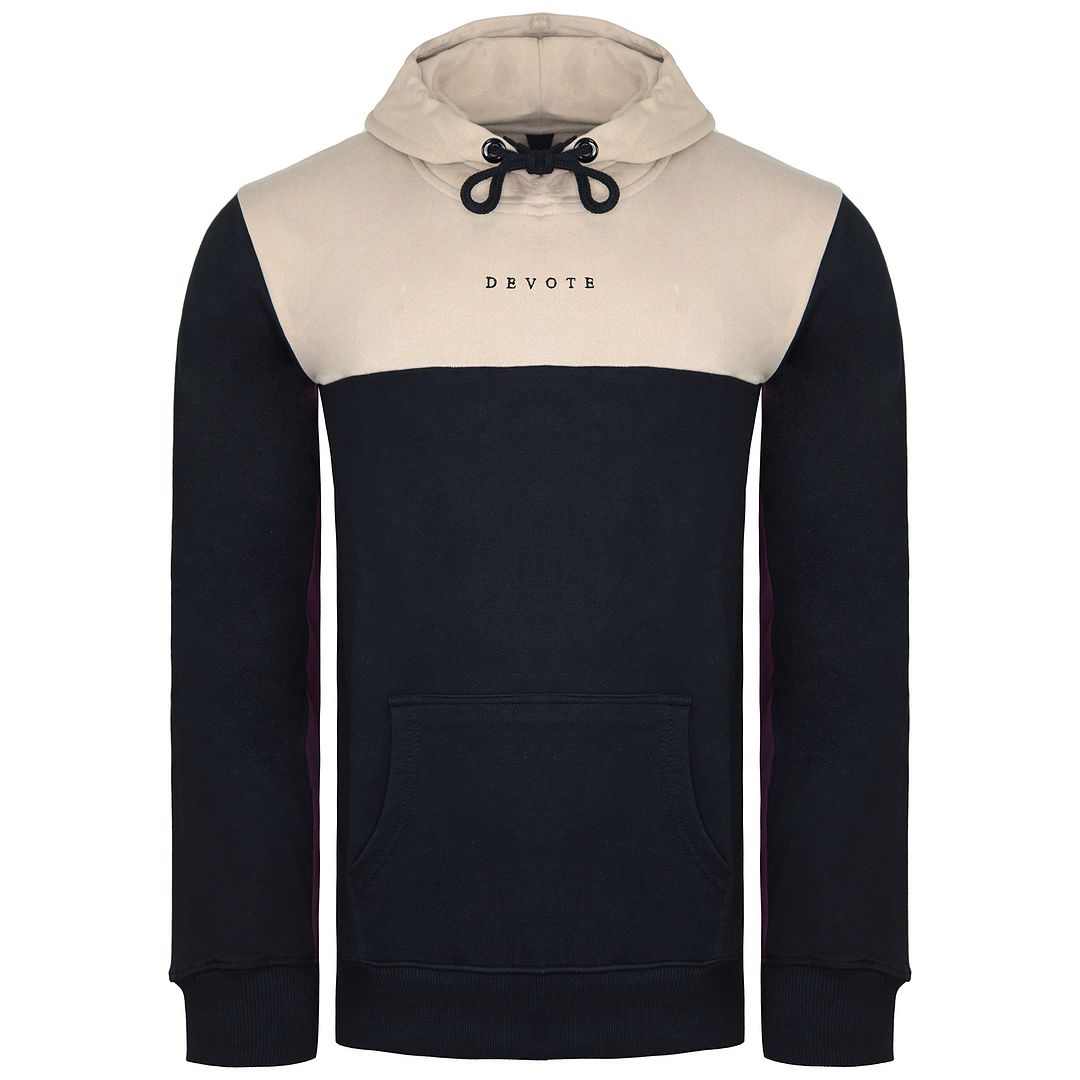Devote London Rafola Mens Black/Nude Hoodie
