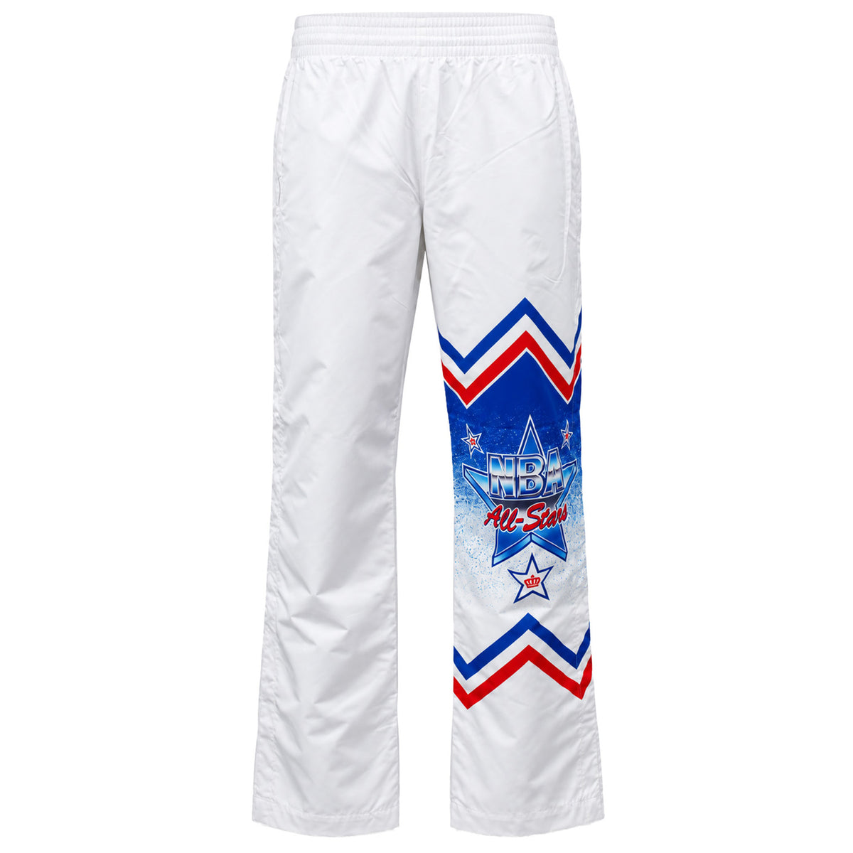 Mitchell & Ness NBA All Star Warm Up Mens White Track Pants