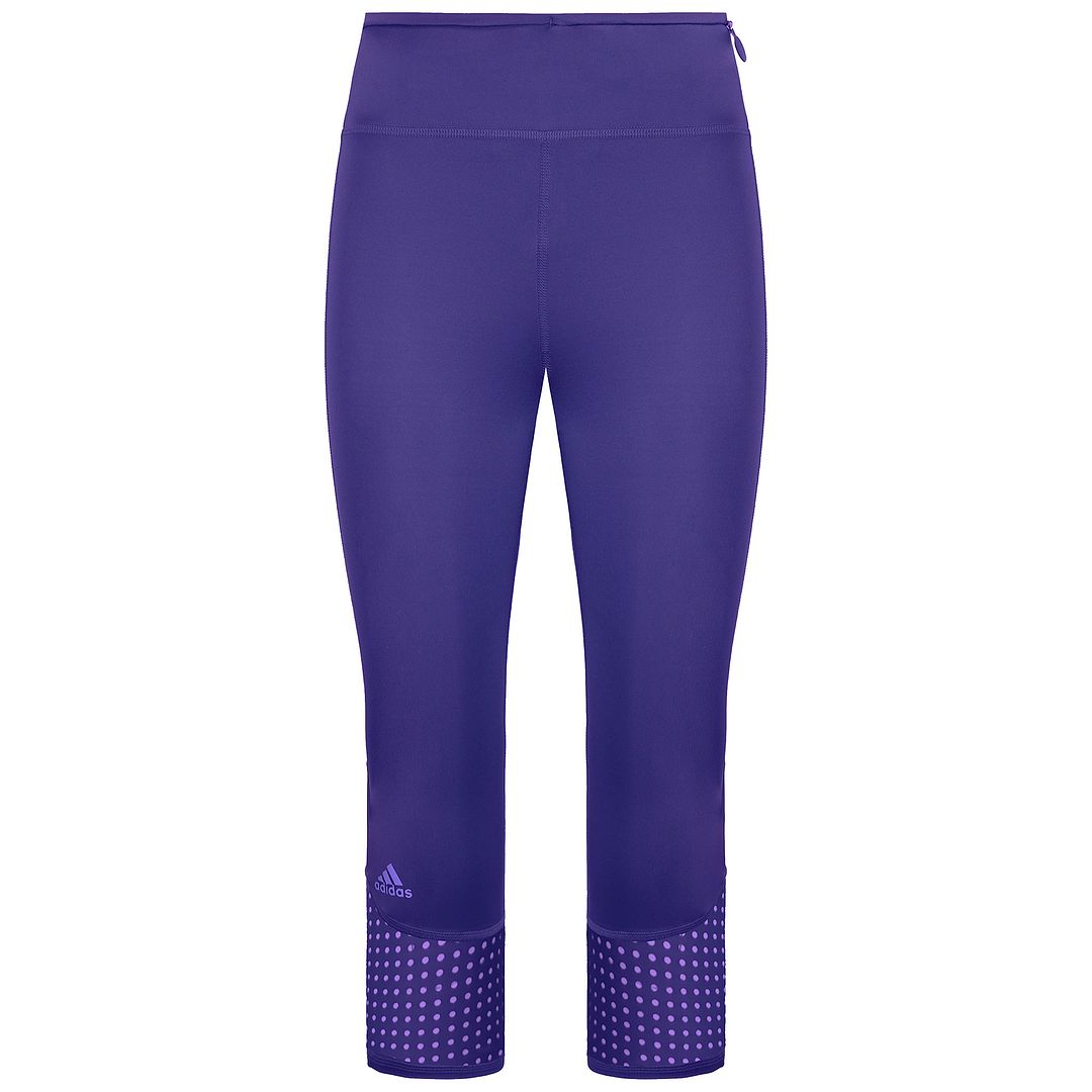 Adidas Supernova Womens Purple Cropped Leggings