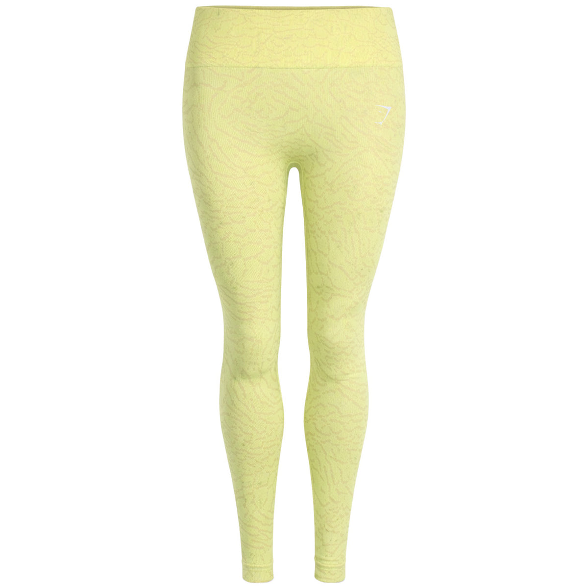 Gymshark Adapt Animal Seamless Womens Yellow Leggings