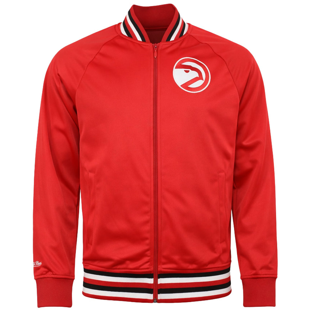Michell & Ness NBA Atlanta Hawks Prospect Mens Red Track Jacket
