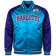 Mitchell & Ness NBA Charlotte Hornets Tough Season Mens Satin Jacket