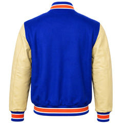 Mitchell & Ness NBA New York Knicks Mens Blue Varsity Jacket