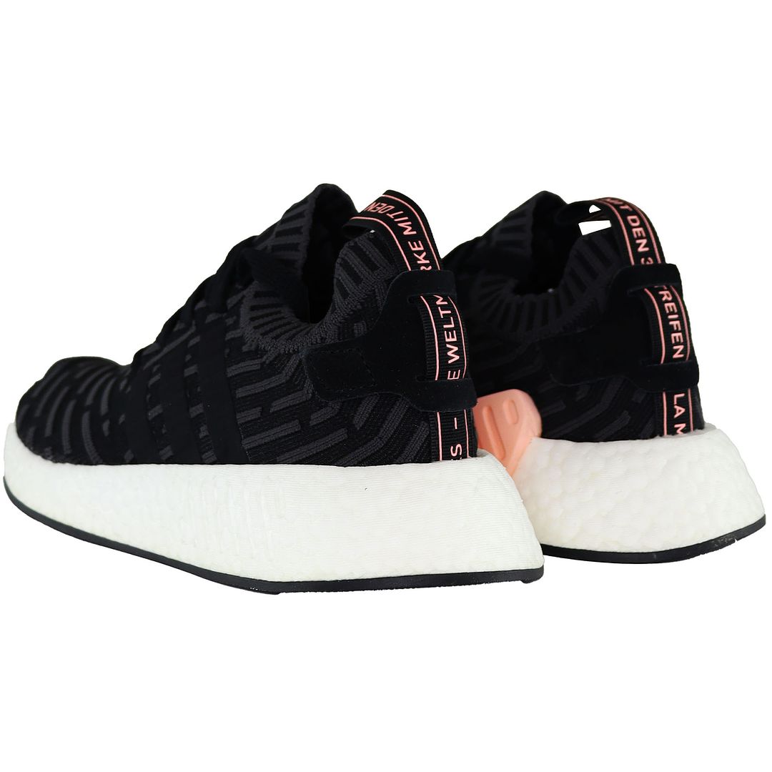 Adidas NMD_R2 Primeknit Womens Black Trainers