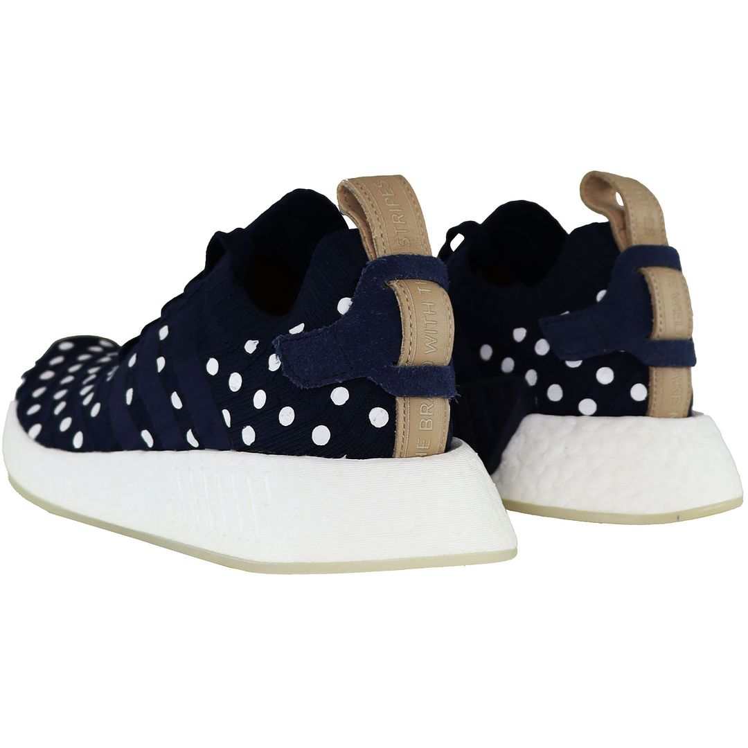 Adidas NMD_R2 Primeknit Womens Navy Trainers