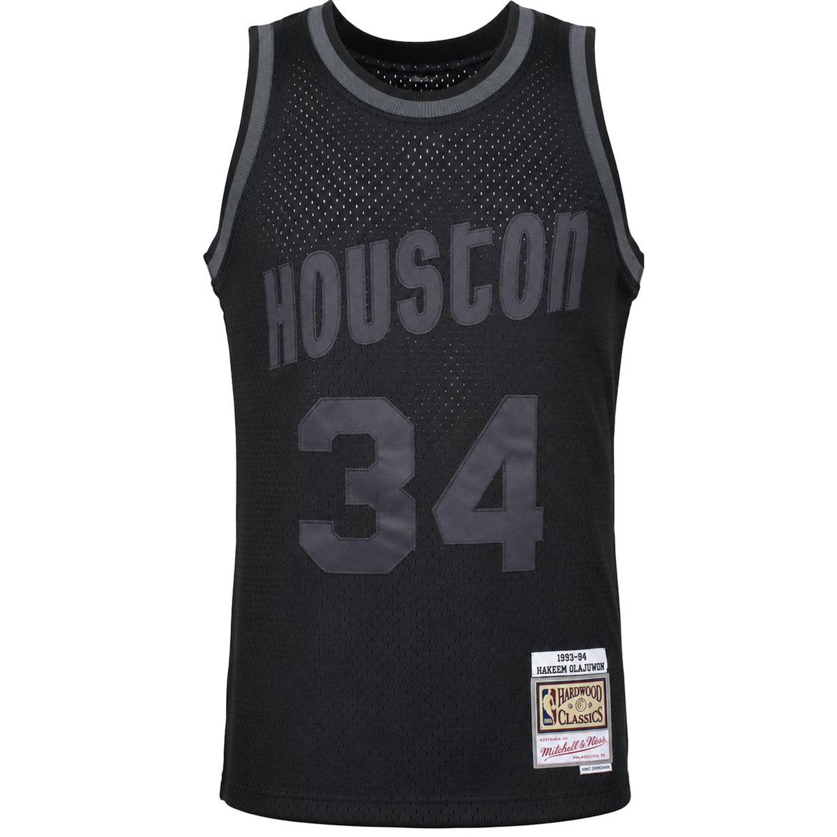 Mitchell & Ness NBA Houston Rockets Hakeem Olajuwon Mens Black Vest