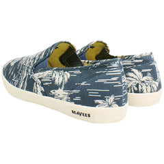 Seavees Baja Beachcomber Mens Navy Plimsolls