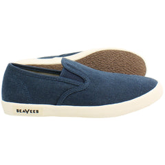 Seavees Baja Standard Womens Blue Plimsolls