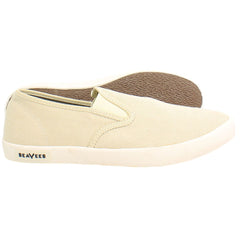 Seavees Baja Standard Mens Beige Plimsolls