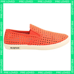 Seavees Baja Portal Womens Orange Plimsolls NO BOX