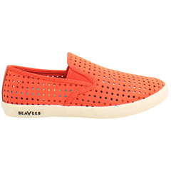 Seavees Baja Portal Womens Orange Plimsolls