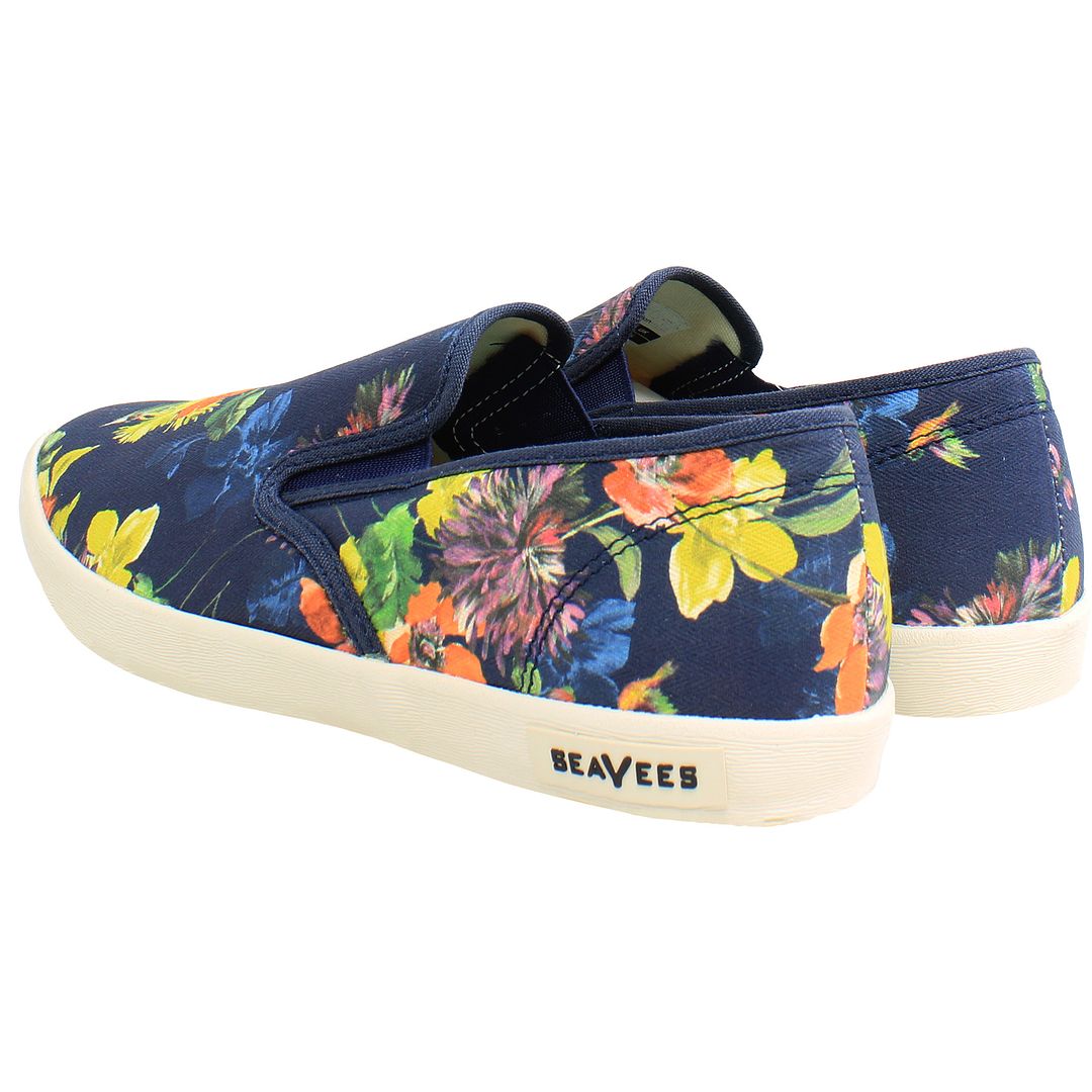 Seavess Baja Trina Turk Womens Navy Plimsolls