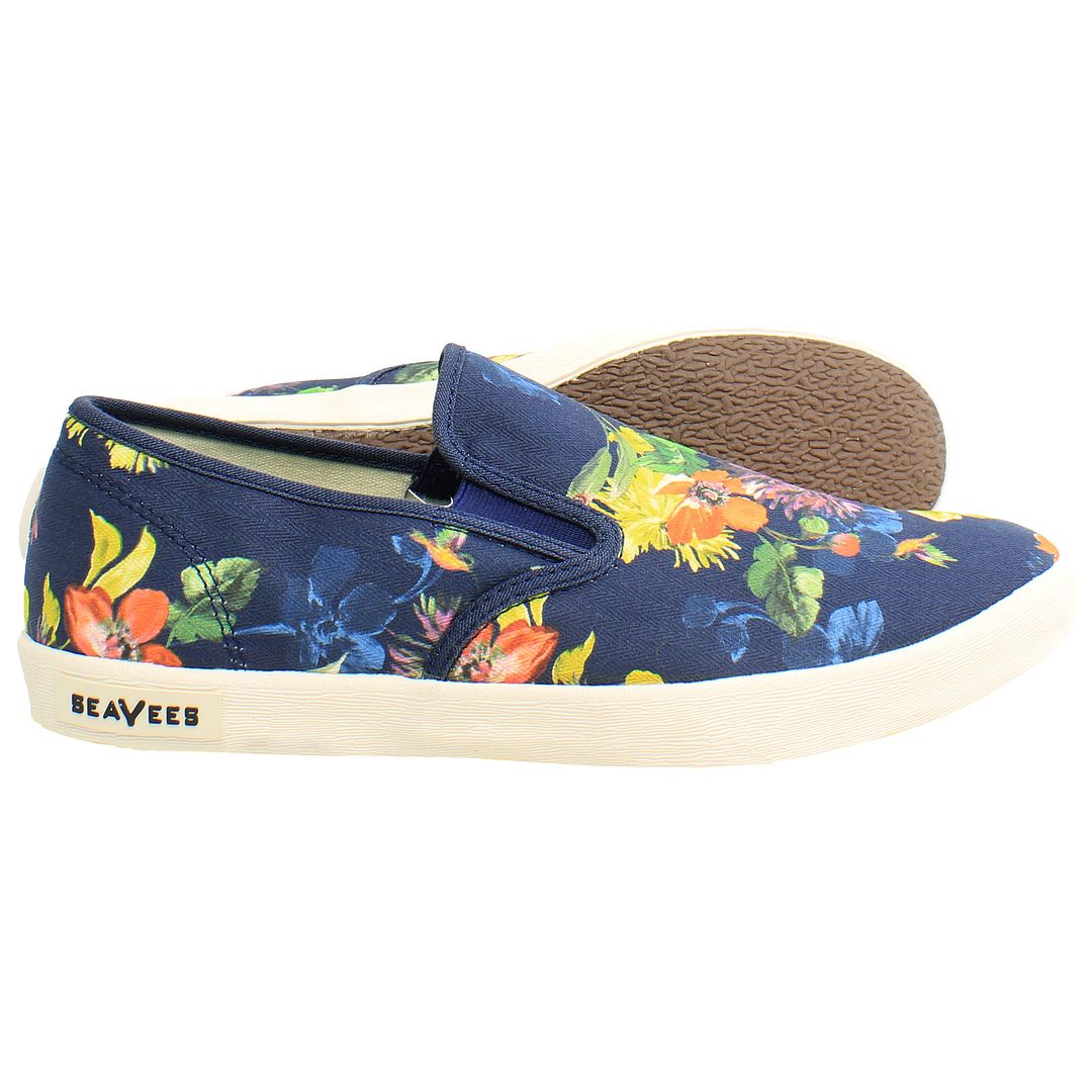 Seavess Baja Trina Turk Womens Navy Plimsolls