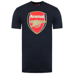 Arsenal F.C Logo Mens Navy T-Shirt