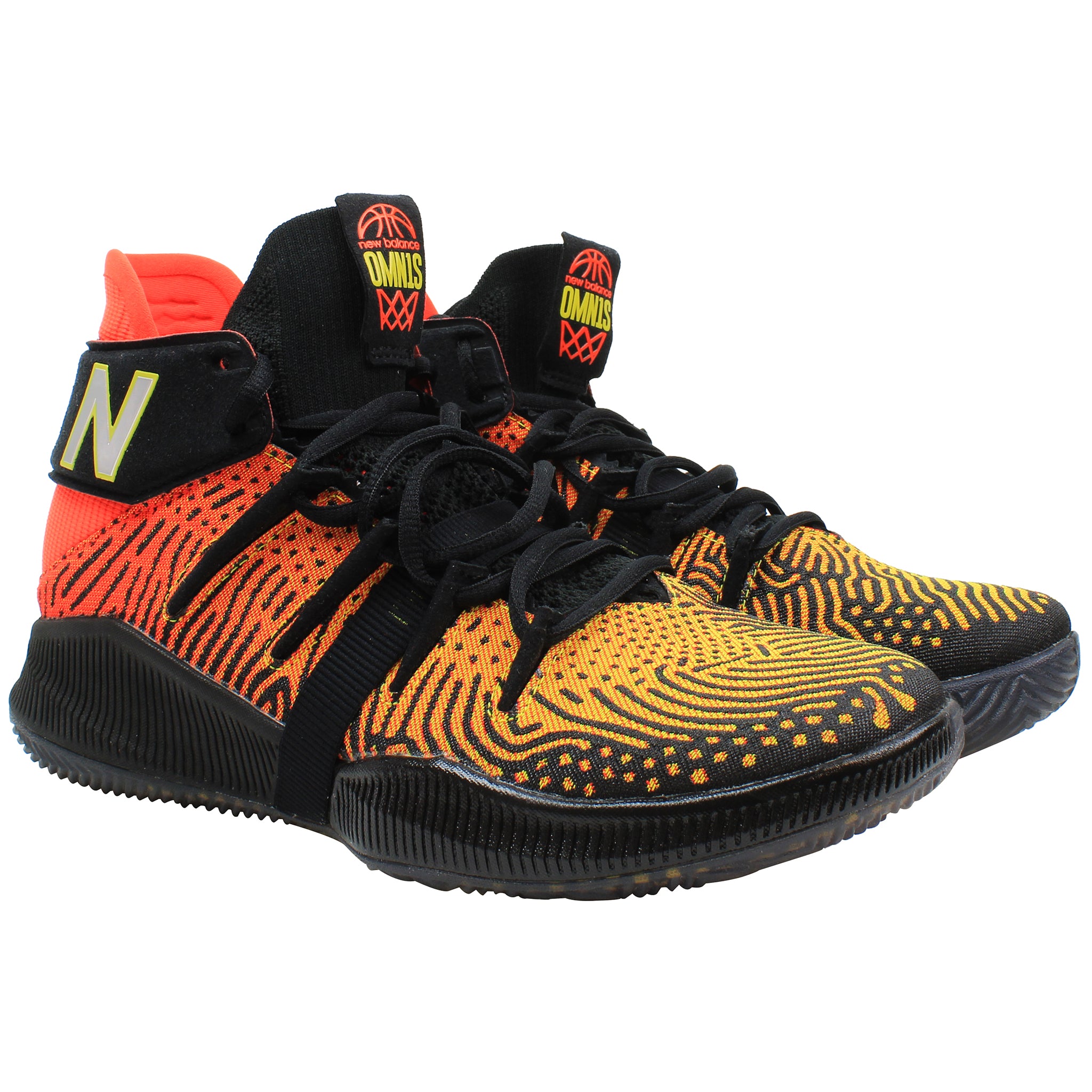 New Balance OMN1S Mens Orange/Yellow Basketball Shoes