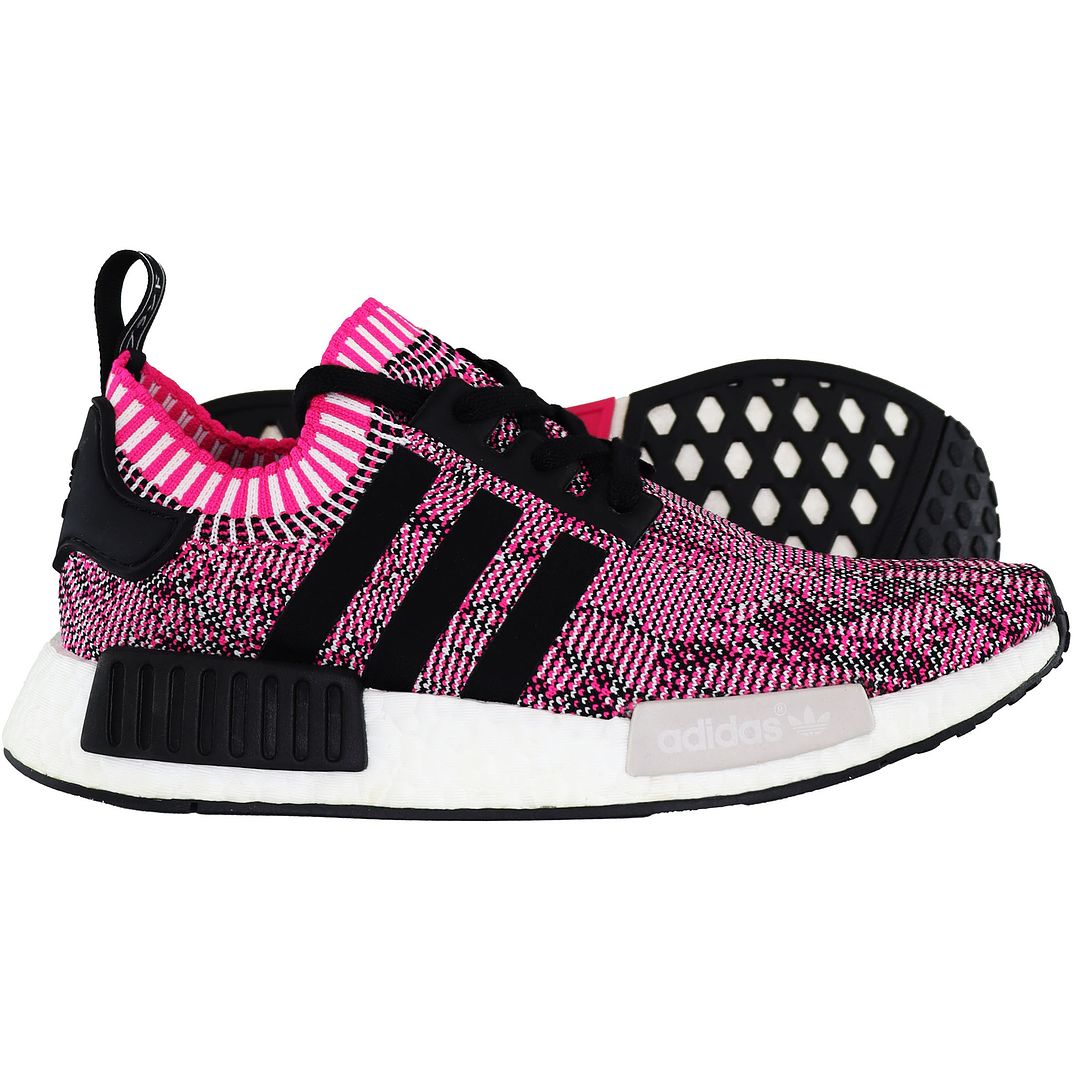 Adidas NMD_R1 Primeknit Womens Pink Trainers